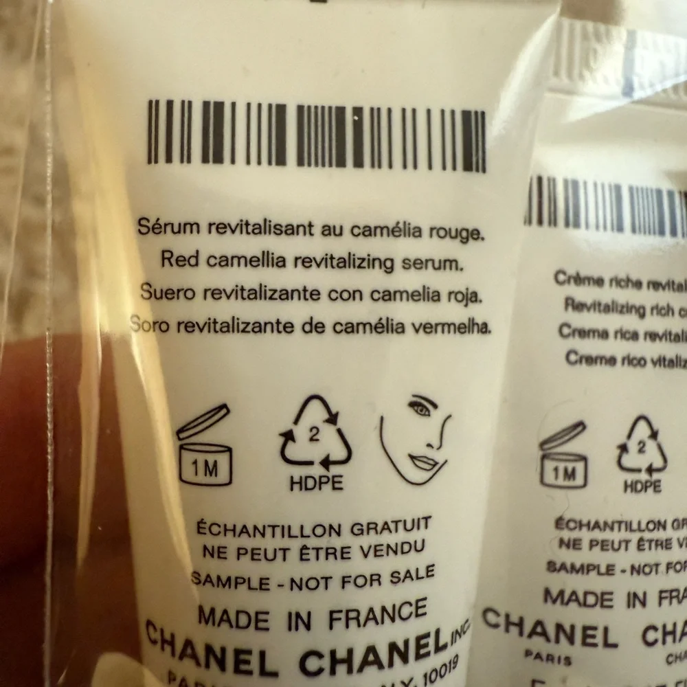 CHANEL No.1 Skincare Trio:Serum, Revitalizing Rich Cream and Red Camellia Cream